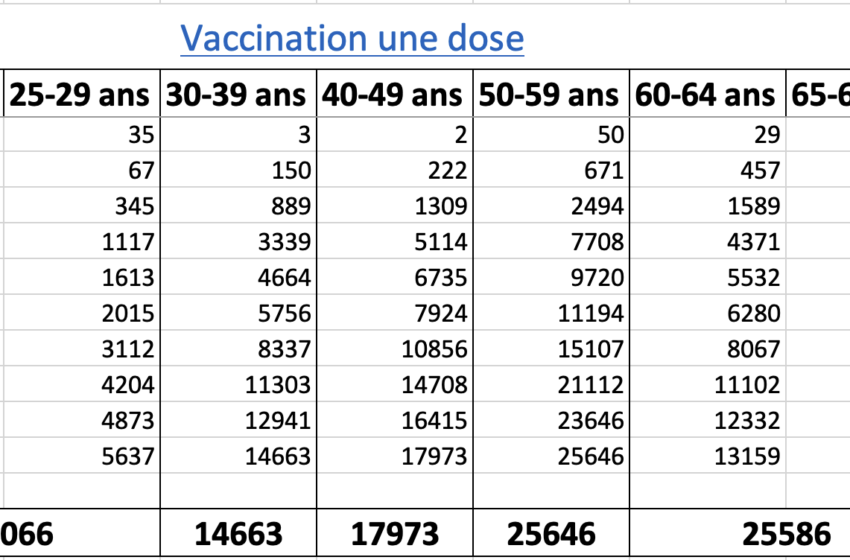 Vaccination covid en Martinique au 31/10/21, où en sommes-nous véritablement ?